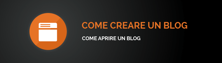 creare blog