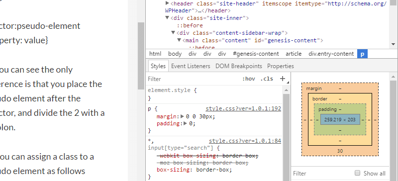 chrome css