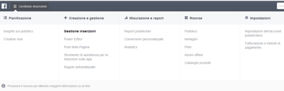 gestione inserzioni
