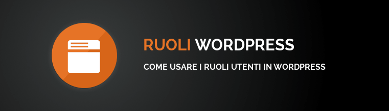 ruoli wordpress